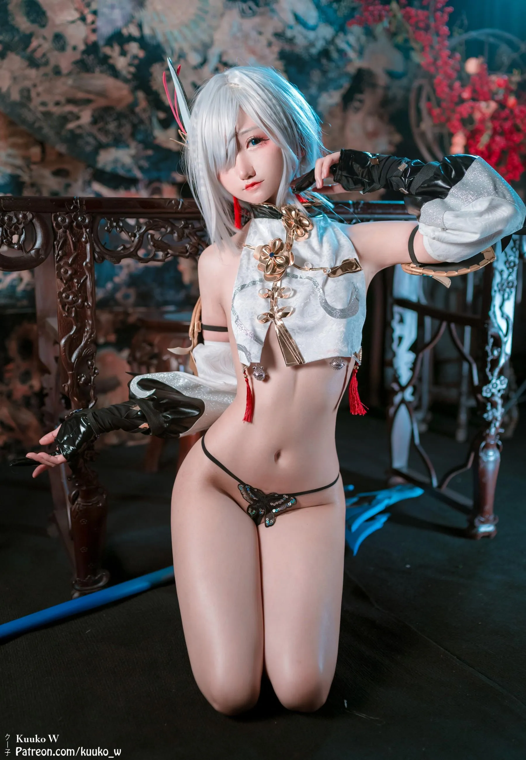 Kuuko W – NO.53 Shenhe Genshin Impact [49P]插图5